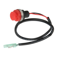 Interruptor universal de parada de emergência para motor de barco, à prova d'água, botão liga/desliga, substituto com cordão de segurança para