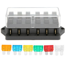 Portafusibili per auto, impermeabile, resistente all'umidità, riparazione del circuito elettrico del veicolo, facile installazione, standard per