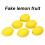 Artificial Lemons Foam Decorative Fruit 6 pcs 3