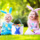 Easter bunny handbag with rabbit ears, green, 1 piece 5