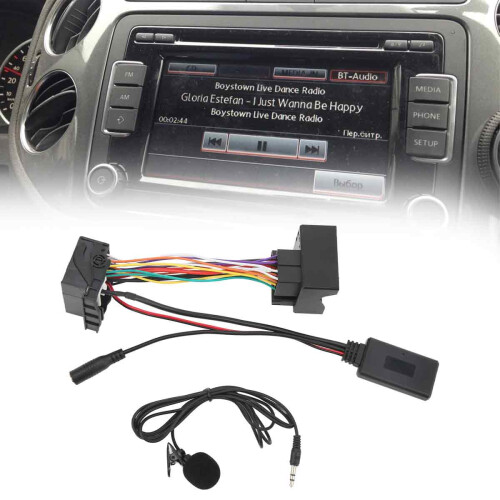Δέκτης Bluetooth αυτοκινήτου Car10Pin Προσαρμογέας μονάδας Bluetooth AUX In Αντικατάσταση 1