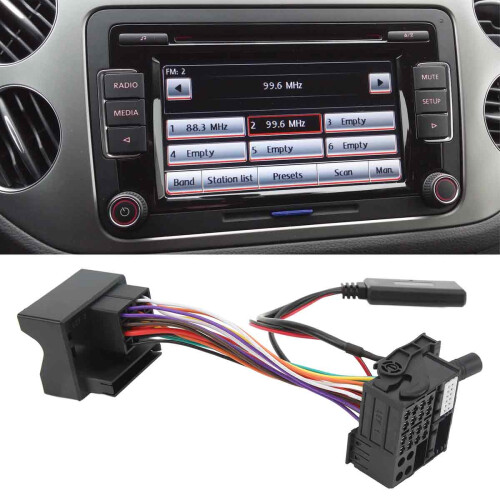 Δέκτης Bluetooth αυτοκινήτου Car10Pin Προσαρμογέας μονάδας Bluetooth AUX In Αντικατάσταση 2