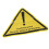 Triangle Lockout Sign Polyester 16mm Edge Hole 15