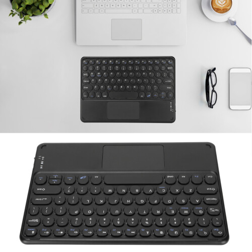 Ασύρματο πληκτρολόγιο Bluetooth Touchpad, εργονομική μαγνητική στήριξη, αθόρυβη 1