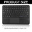 Ασύρματο πληκτρολόγιο Bluetooth Touchpad, εργονομική μαγνητική στήριξη, αθόρυβη 5