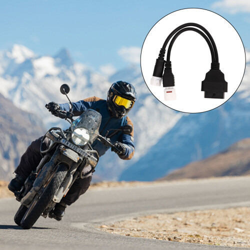 Καλώδιο διάγνωσης OBD2 για μοτοσικλέτες Yamaha, προσαρμογέας διάγνωσης 3 σε 1 με 2