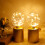 2 Table Lamp Battery Powered 20cm Cordless Lamp 4