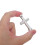 5Pcs Silver Metal Socket Wrench Shaped Repair Tool 7