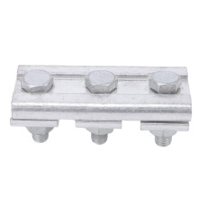 JB-2 3-Bolzen Aluminium-Silber Rillenklemme 70-95mm²