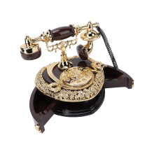 Braune herzförmige Telefon-Musikbox Für Elise