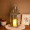 Stainless Steel Candle Lantern 34cm Candle Holders 5