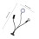 1Set Stable Desktop Adjustable Ring Fill Light with Clip for Selfie 2