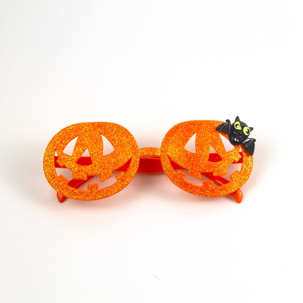 (Big-eyed bat model) Halloween glitter funny glasses holiday party toys dance dress cosplay ghost festival pumpkin glasses