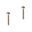 2Pcs Metal Bookmarks Design Dual Function Ruler Tool 4