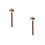 2Pcs Metal Bookmarks Design Dual Function Ruler Tool 6
