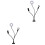 2Sets Verstelbare Zwarte Ringlamp Met Clip Live Stream En 3