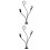 2Sets Verstelbare Zwarte Ringlamp Met Clip Live Stream En 5