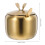 4St Rvs - En Kruidenpot Met Elegant Goud 9