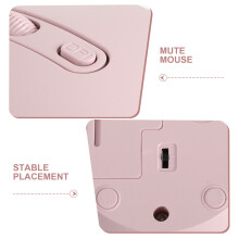Draadloze Roze , ABS Stille Klik, St Laptop Stil