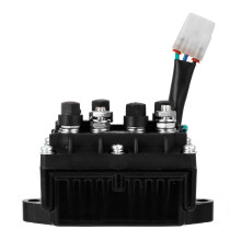 Solenoïderelais voor lierbesturing. Hoge kwaliteit, weerbestendig, duurzame constructie, zwart gepoedercoat. Directe vervanging voor de contactor.
