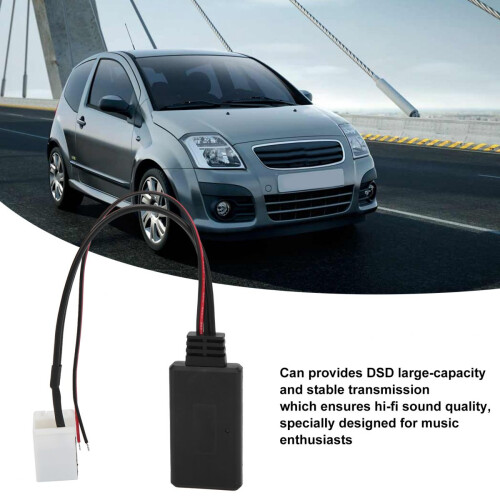 Προσαρμογέας Bluetooth AUX για στερεοφωνικό αυτοκινήτου Hi-Fi Audio Ασύρματη μονάδα Bluetooth4.1 1