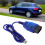 Scanner OBD2 avec câble d'interface USB, outil de diagnostic automobile avec protection électronique intégrée, compatible avec Windows 8