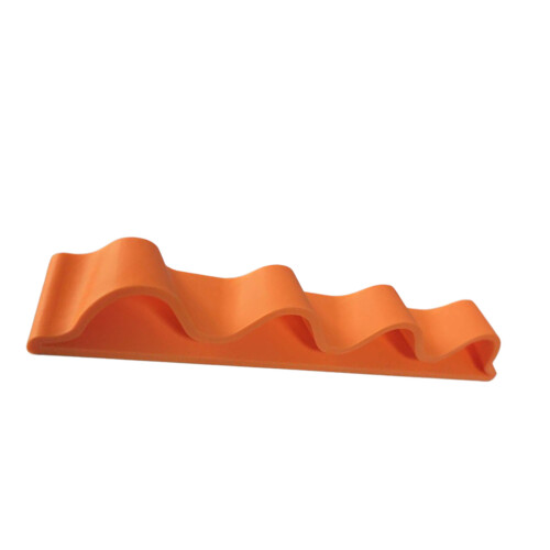 Space Saving Wall Hook Rack In 4 Color Constructed From-Orange