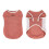 Hondenkleding Mesh Ontwerp Ademend Polyester Mouwloos-Rode S. 1
