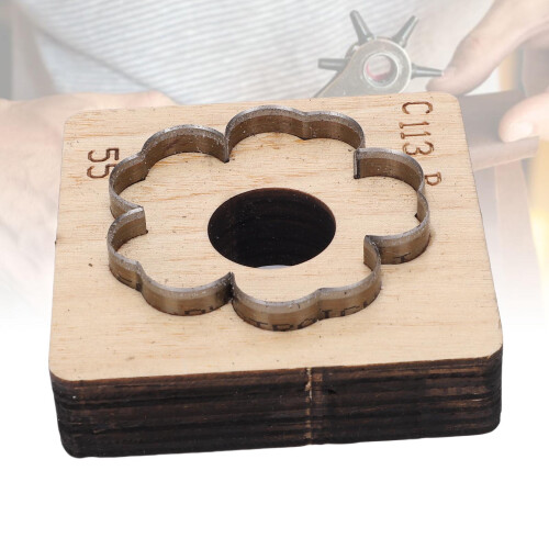 Blumenleder-Stanzform 55 mm / 21,65 in DIY