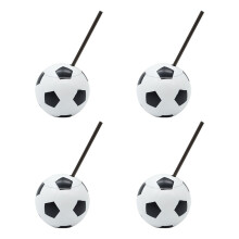 4Pcs Football Themed Plastic Drinking Cups 450ml Each Practical