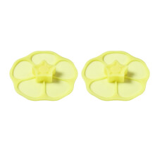 Dust-proof Silicone Mug Lid for Kitchen Offices Home Use-Yellow