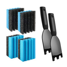 Reinigungsschwamm und Schaber-Set, hitzebeständiger-Set 2