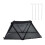 Protecteur de plante pliable, couverture d'ombrage,-Noir 1