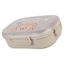 Cartoon Designs Fruit Bentos Box With Multiple-Creamy White