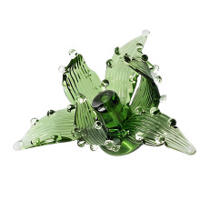 Glazen irissen Bloemornament Elegante-Groente
