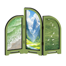 3-paneelverdeler Mini-kamerscherm Decoratief-PF XFB026