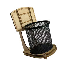Artistic Wooden Basketball Frame Desktop Stand Organizers For