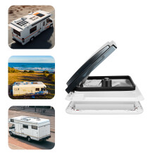 Caravan Roof Vent Fan 11*11in RV 12V Skylight with LED Light