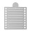 Haftnotizhalter mit 5 Vorlagen – grau 11