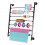 Stilvolles Band-Organizer-Regal,-Schwarzer siebter Stock 1