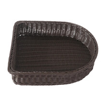 Sturdy Waterproof Handwoven Hamper Basket For Laundry-Black