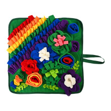 Interactive Snuffle Dog Toy Soft Mat Puzzle Feeding Toy for Dog