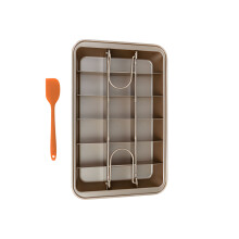 18 Unit Baking Pan For Cakes Snacks And Chocolate Treats Carbon
