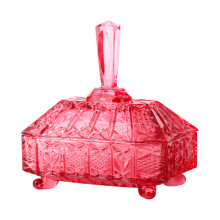 Boîte en verre pratique de qualité supérieure avec joints,-Rouge