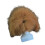 Practical Dog Grooming Practice Head Model With Uncutting-Brown 1