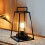 Table Lamp Battery 25cm Iron Cordless Lamp Battery 2