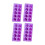 Practical Heart Shape Silicone Molds For Crafting-Purple 1