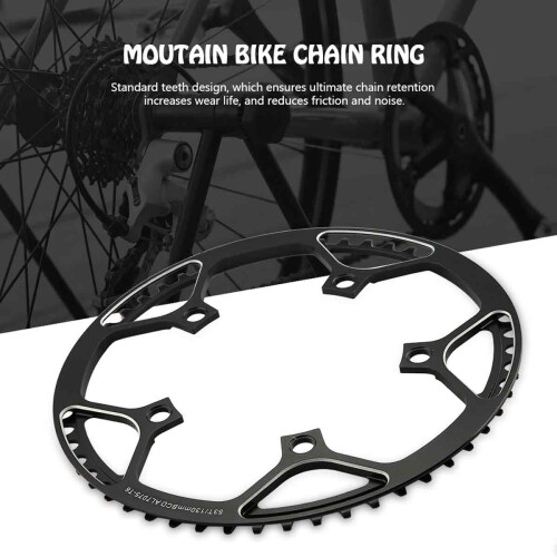 Αλυσίδα συγκράτησης Chainring53T από κράμα αλουμινίου, ανθεκτικό μπροστινό μονό 1