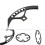 Αλυσίδα συγκράτησης Chainring53T από κράμα αλουμινίου, ανθεκτικό μπροστινό μονό 4