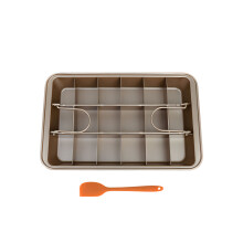 Outil de cuisson flexible en acier au carbone avec revêtement